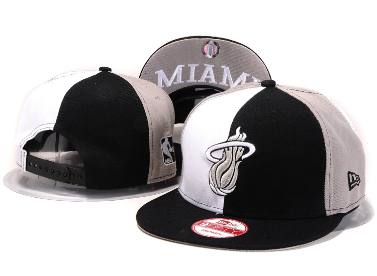 NBA Miami Heat NE Snapback Hat #137
